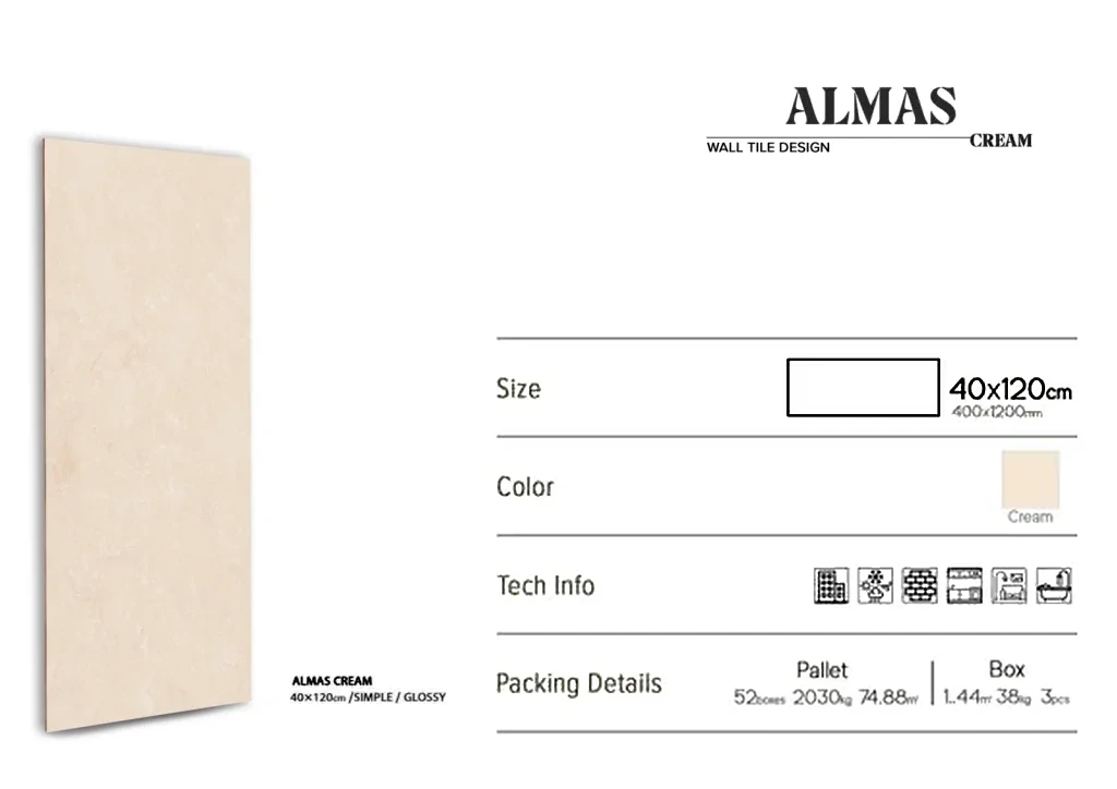 Almas — Wandfliese