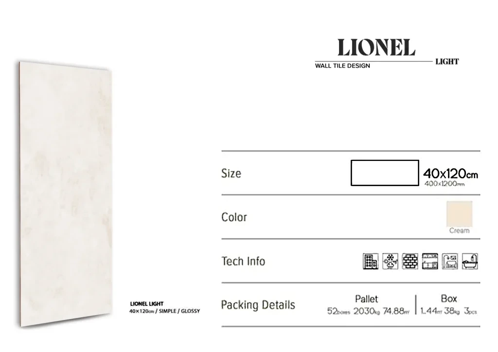 Lionel Light — Wandfliese