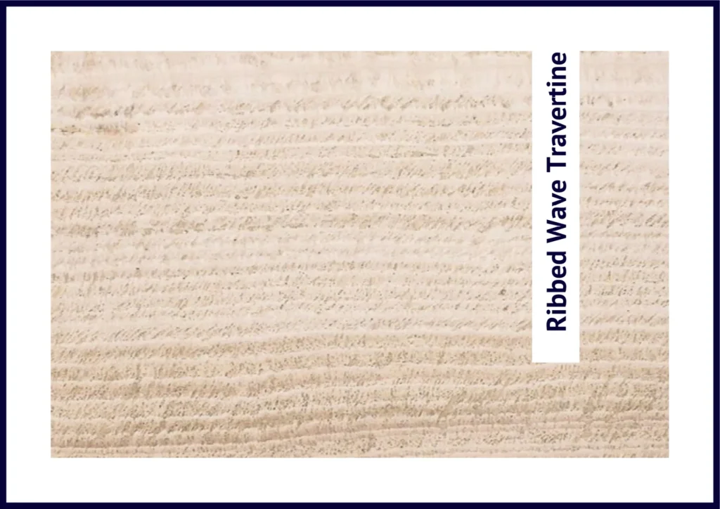 Ribbed Wave Travertine — Travertin