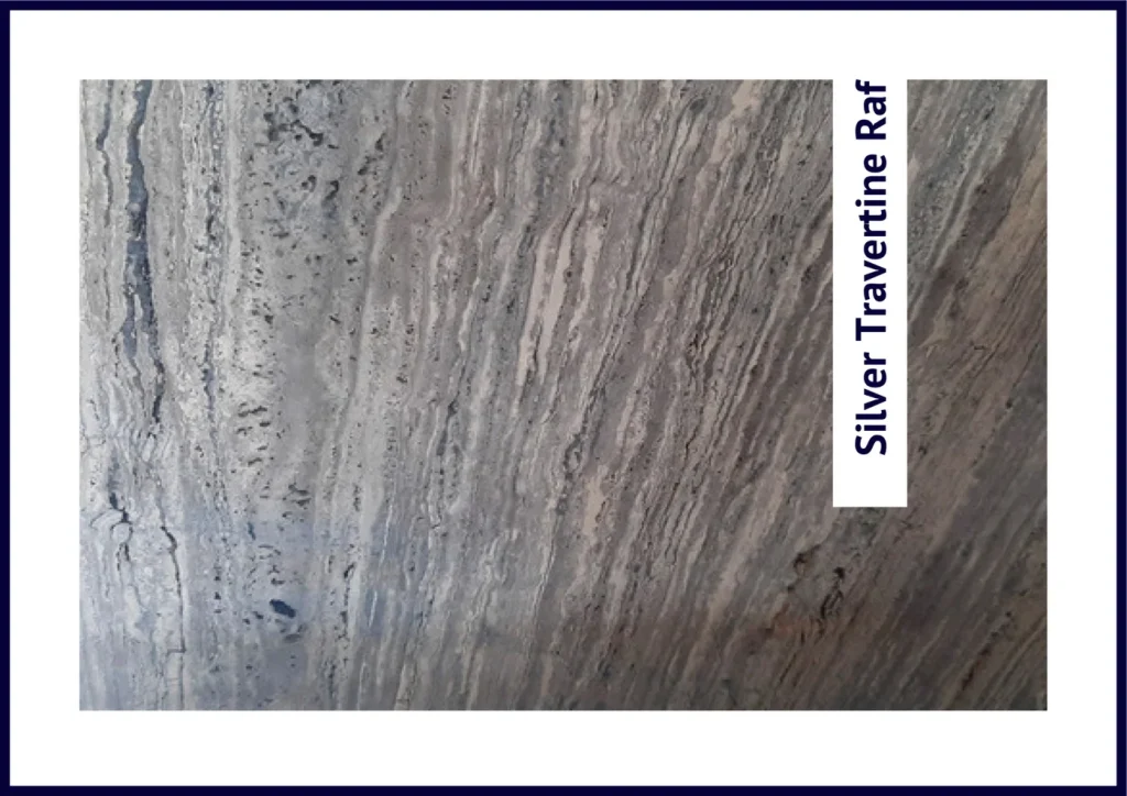Silver Travertine Raf — Travertin